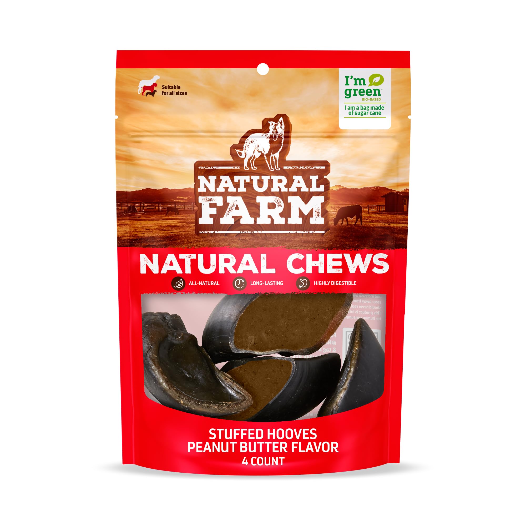 Natural Farm sabots boeuf texture double, plaisir croquant et moelleux.