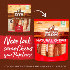 Natural Farm trachée de boeuf 8 paquets emballage pratique