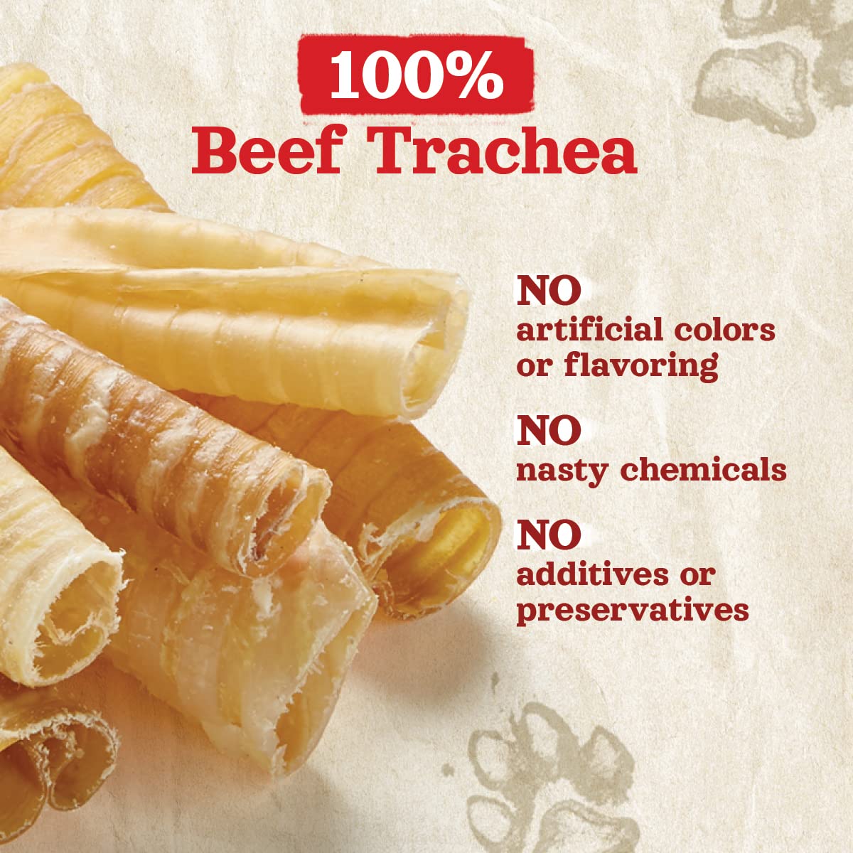Natural Farm Trachee boeuf odeur neutre et agreable.