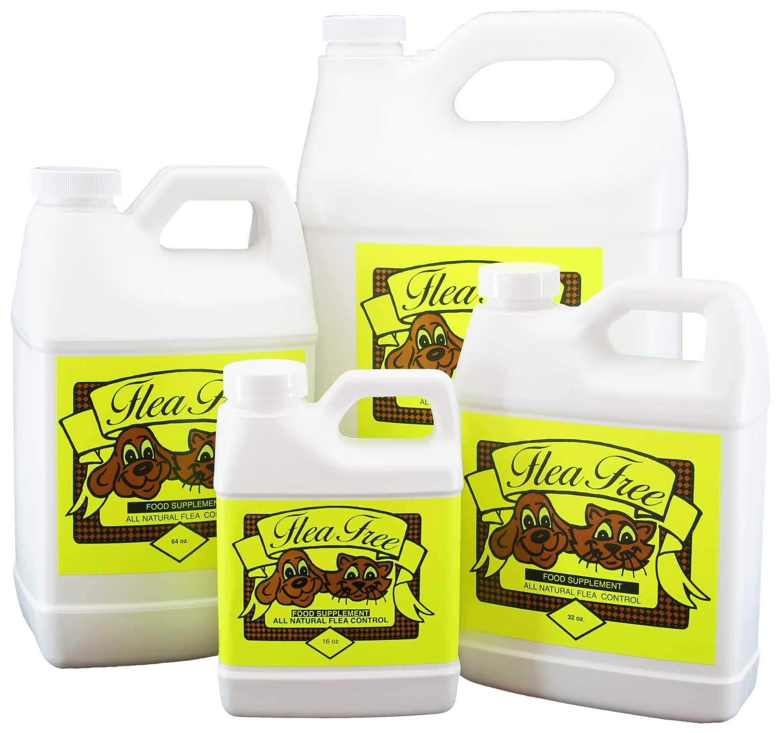 Natural Pet Products – emballage et étiquettes montrant l’utilisation domestique en sécurité.