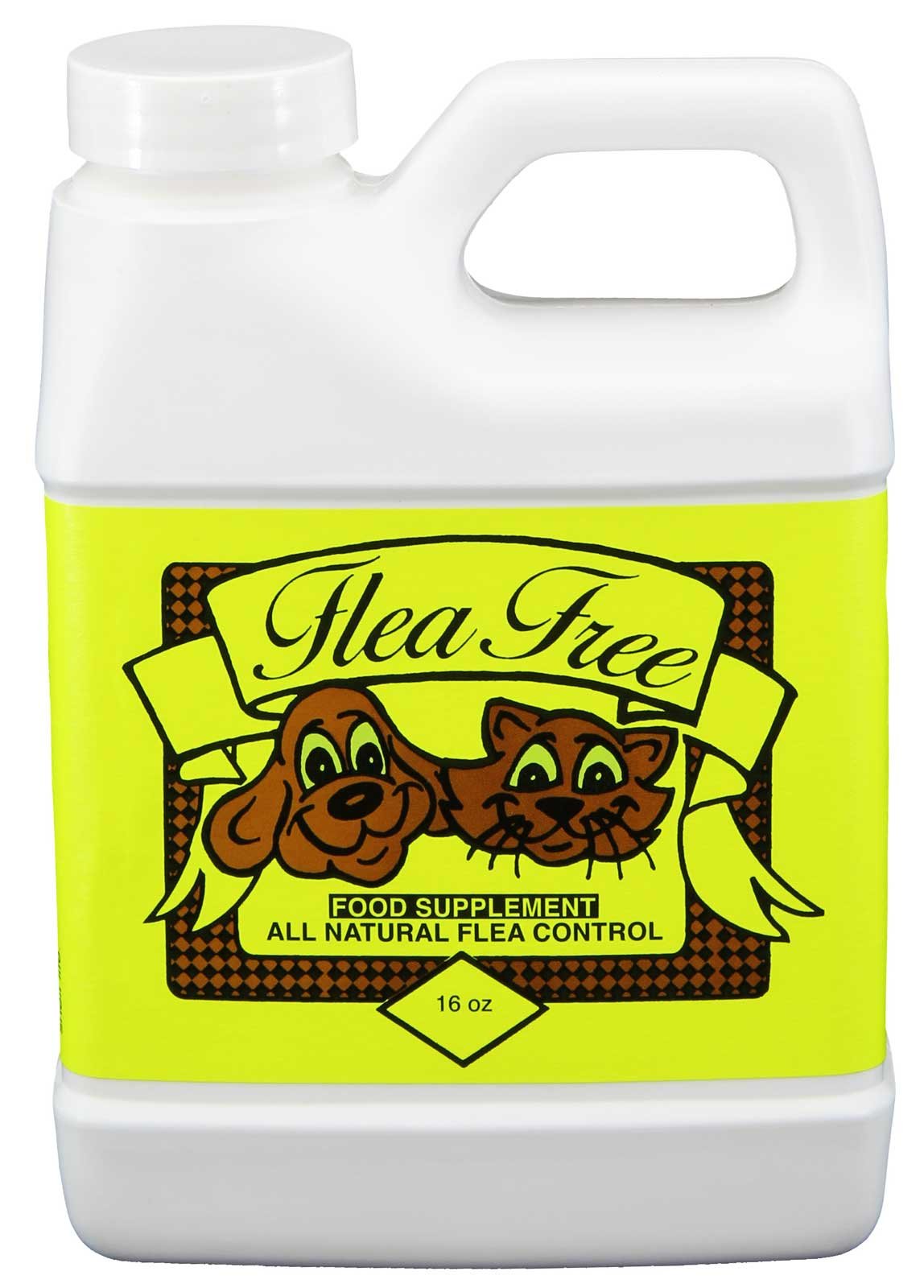 Natural Pet Products – bouteille de supplément pur et bio pour chiens et chats contre les puces.