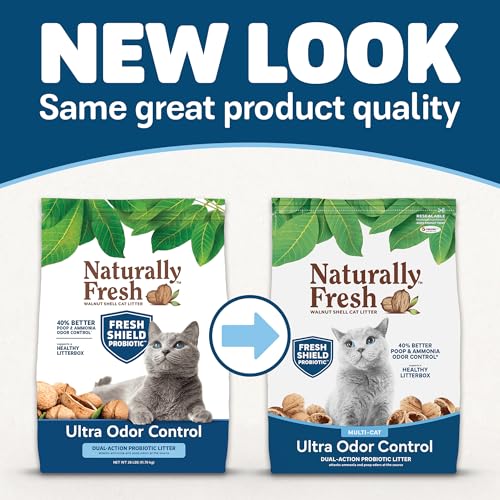 Naturally Fresh litière 30 lb: emballage pratique et durable.
