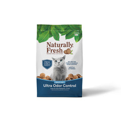 Naturally Fresh litière anti-odeurs à base de noix pour une maison plus fraîche.