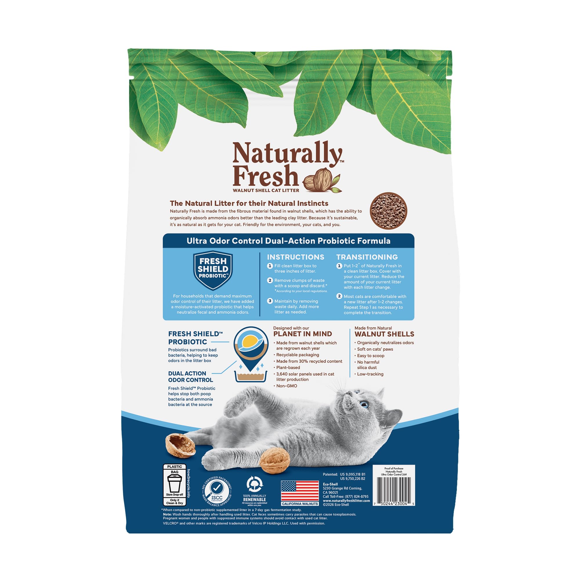 Naturally Fresh litière sans parfum agressif pour une ambiance naturelle.