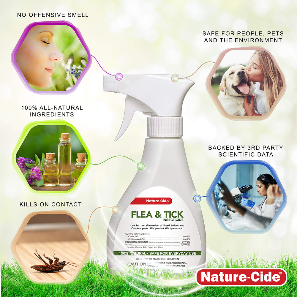 Utilisation sur patio et jardin grâce à Nature-Cide, insectes ciblés.