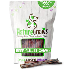 Nature Gnaws bâton goulet de bœuf: friandise naturelle pour chiens.