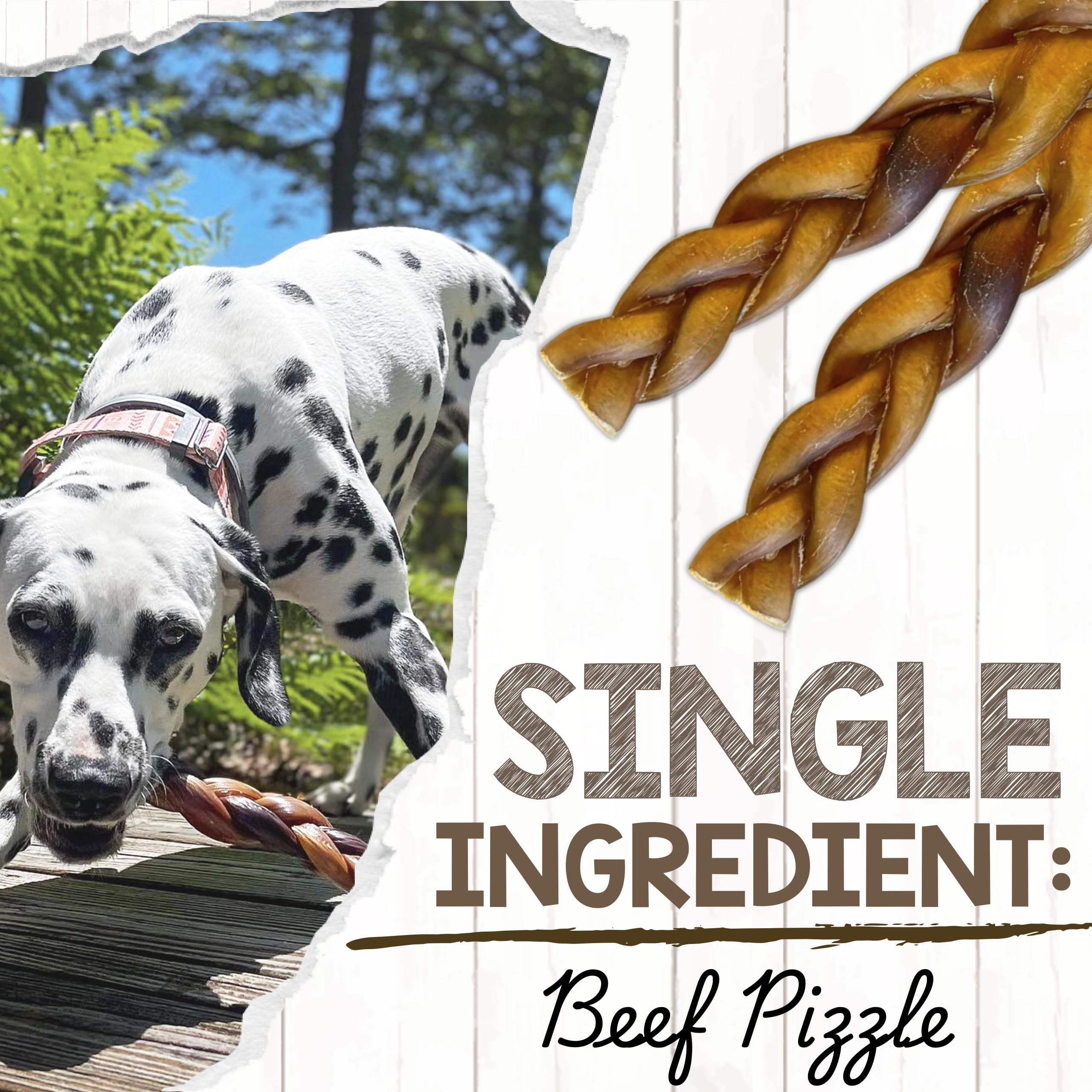 Nature Gnaws boeuf sans gluten pour chien, alternative saine