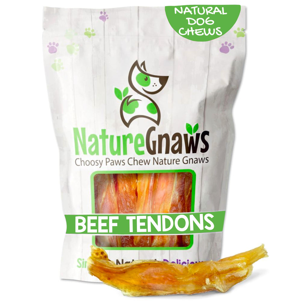 Nature Gnaws tendons de boeuf pour chien 4-5 pouces, mastication durable