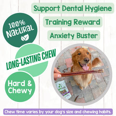 Nature Gnaws Bully Sticks – texture épaisse et savoureuse pour chiens actifs.