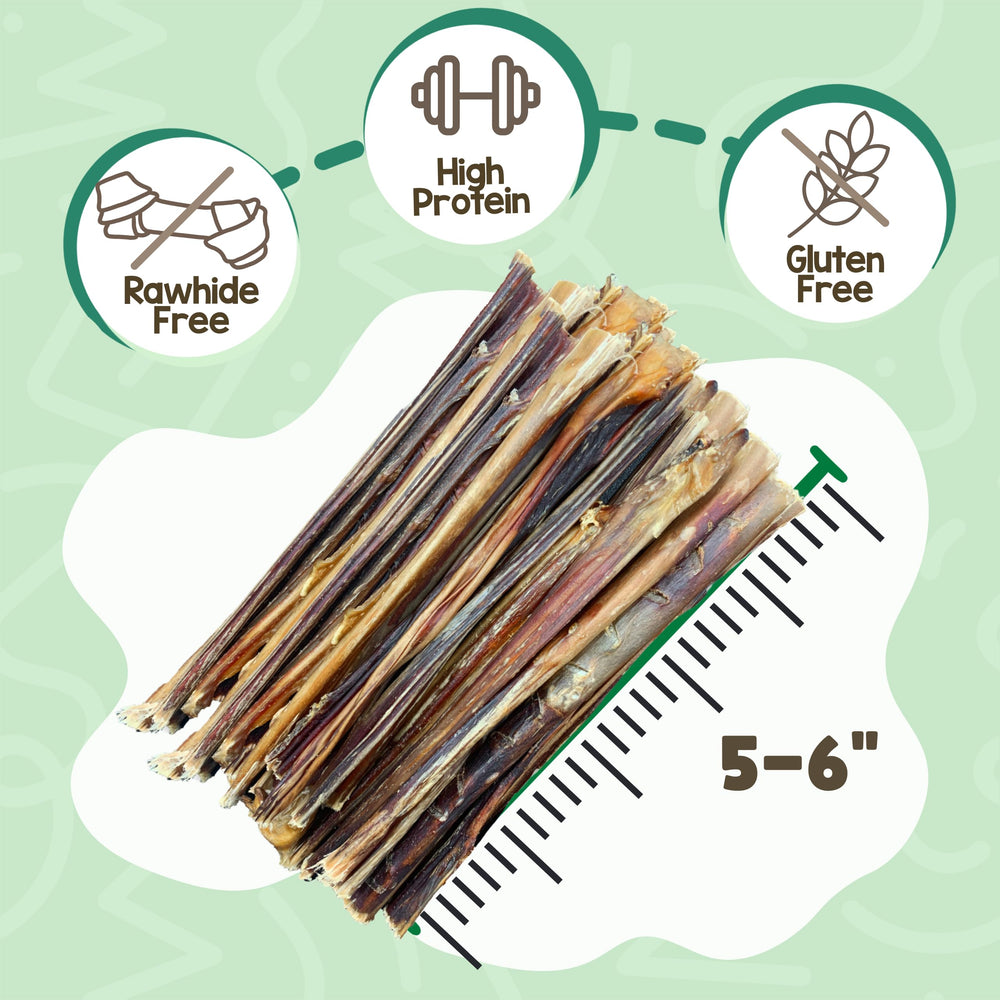 Nature Gnaws bully sticks porc extra fins pour chiots en dentition, stimule la mastication.