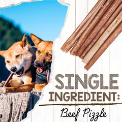 Nature Gnaws Bully Sticks – sans gluten, alternative naturelle pour chiens gourmands.