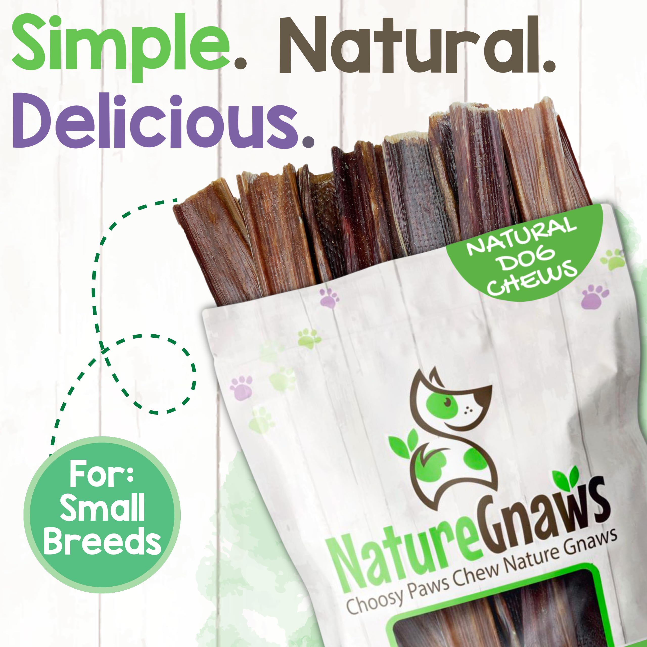 Nature Gnaws Goulet Boeuf Petit Chien – arôme naturel, récompense parfaite lors du jeu.