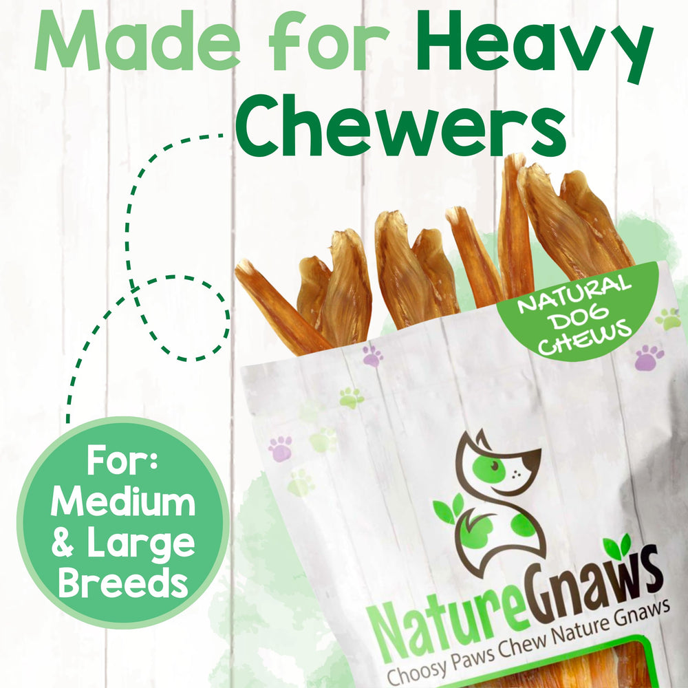 Nature Gnaws tendons-boeuf sans-additifs, option naturelle pour grands chiens