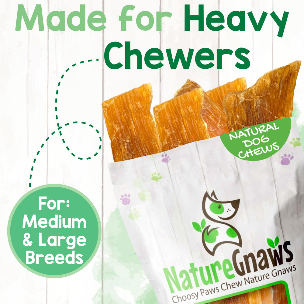 Nature Gnaws Beef Paddywack Tendons, texture-savoureuse: reward snack avec arôme boeuf