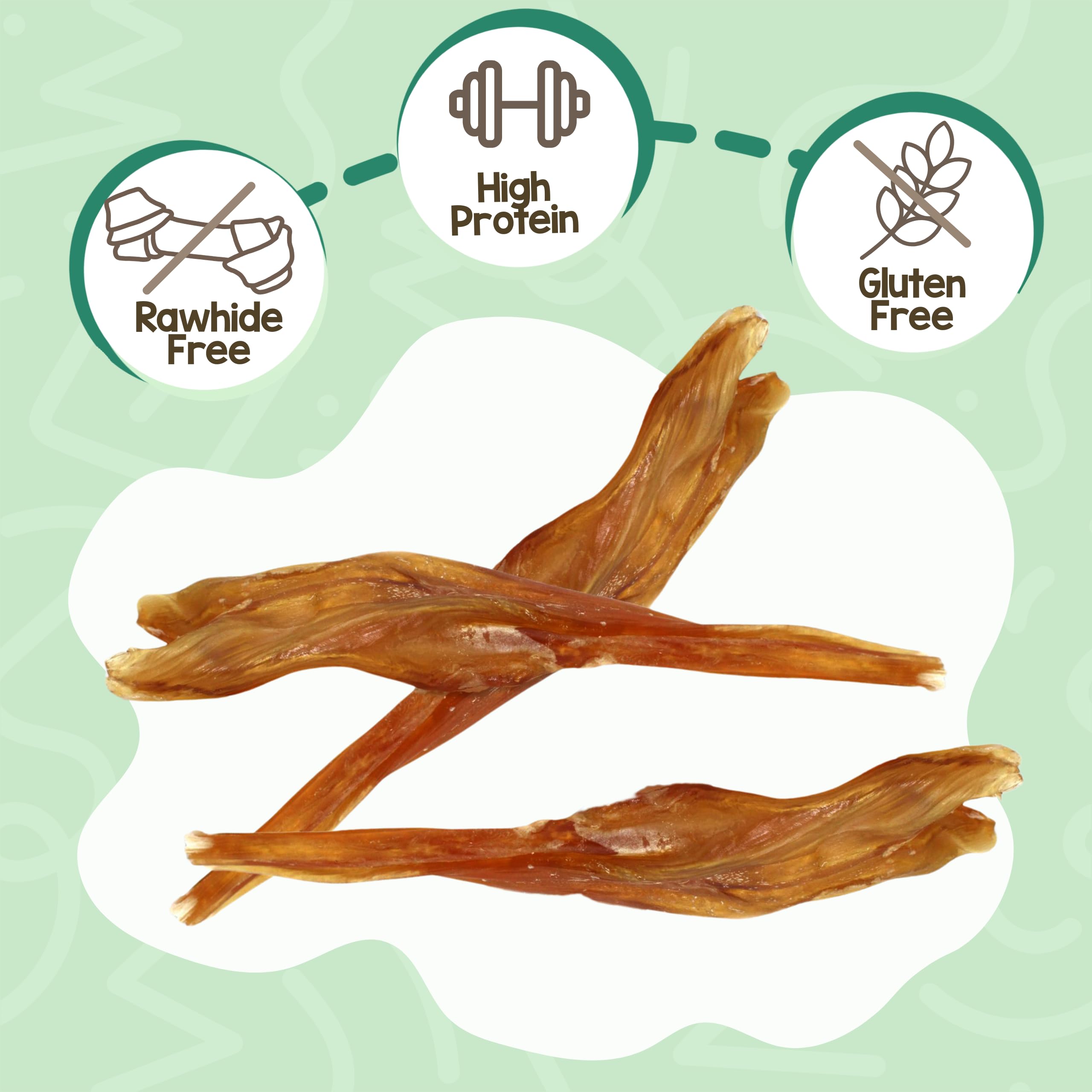 Nature Gnaws tendons-boeuf sans-cuir, alternative naturelle pour l'hygiène dentaire