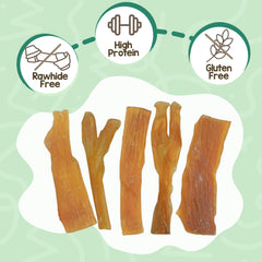 Tendon de bœuf Nature Gnaws – texture épaisse pour mâchage prolongé.