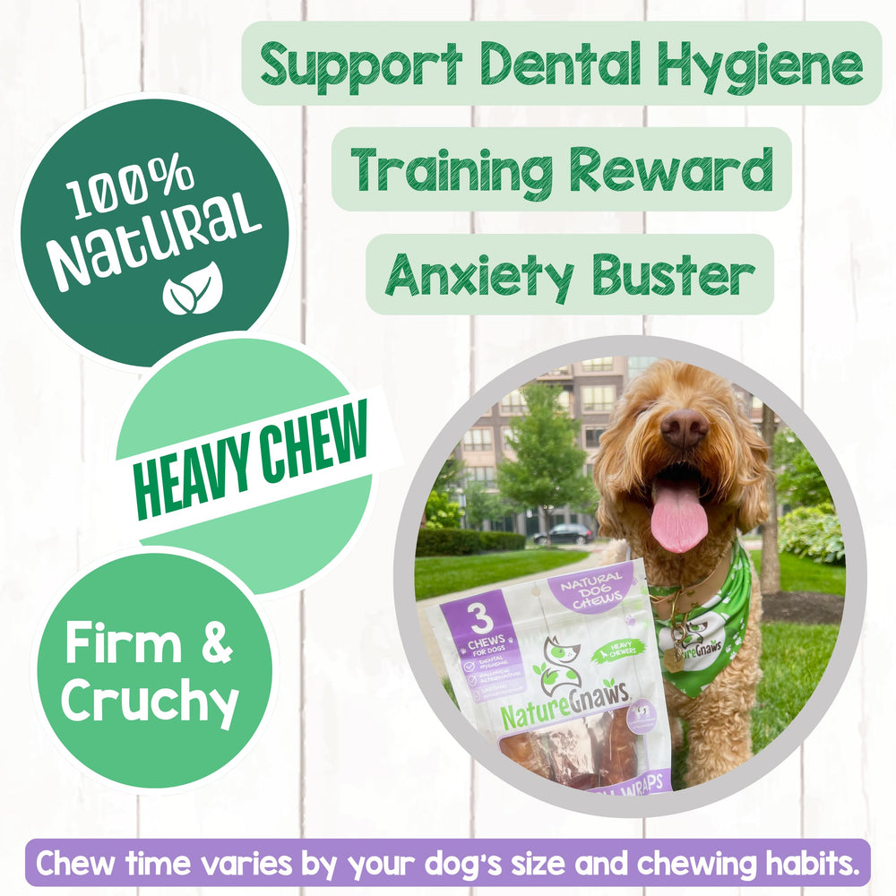 Nature Gnaws sans cuir, alternative naturelle pour chiens sensibles