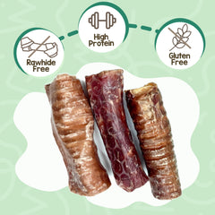Texture croquante des wraps Nature Gnaws pour une mastication durable