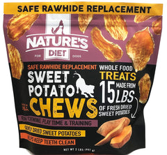 Nature's Diet friandises-patates-douces-xl-sac, récompense pratique pour l'entraînement quotidien.