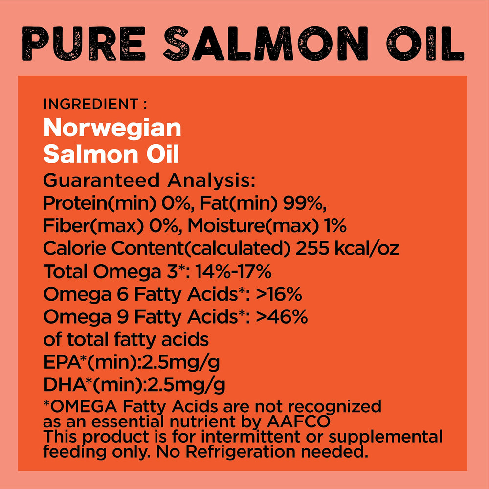 Nature's Diet huile saumon norvégienne, dose mesurée par pompe