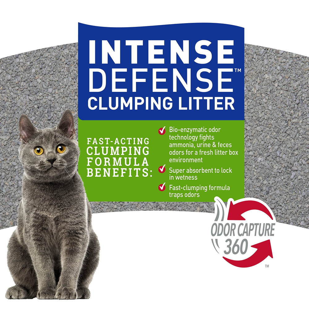 Nature's Miracle Intense Defense Litière absorbe rapidement l'humidité et les odeurs.