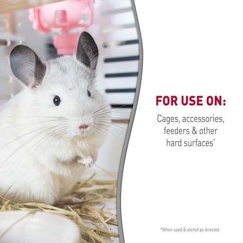 Habitat propre et frais grâce aux lingettes Nature’s Miracle pour cages.