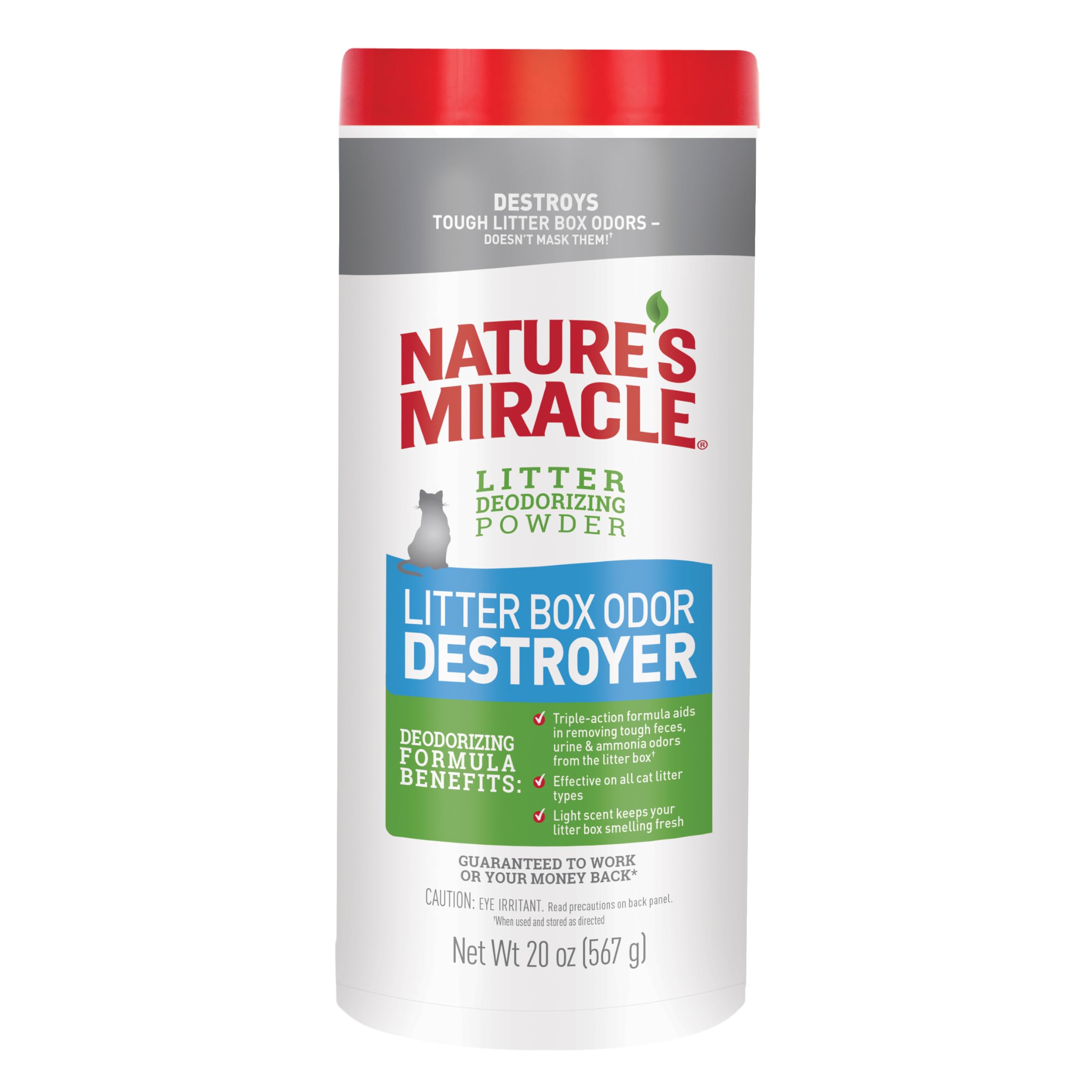 Nature's Miracle désodorisant pour bac à litière — bouteille visible et odeurs maîtrisées