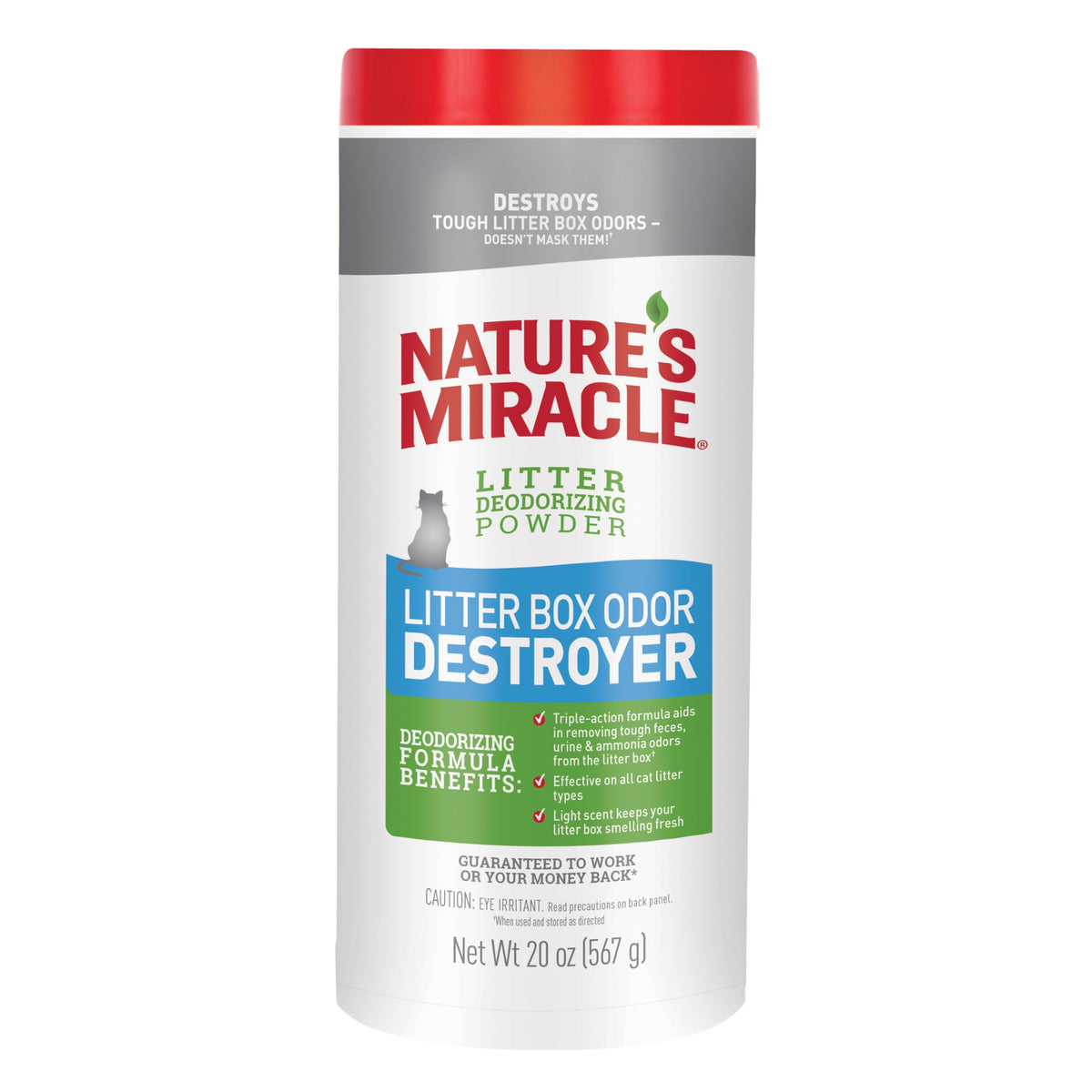 Nature's Miracle désodorisant pour bac à litière — bouteille visible et odeurs maîtrisées