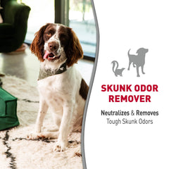 Nature’s Miracle Skunk Odor Remover, surfaces textiles et tissus rafraîchissent après traitement
