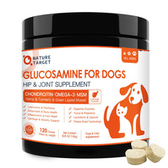 Nature Target bouteille de supplément articulation chien pour mobilité