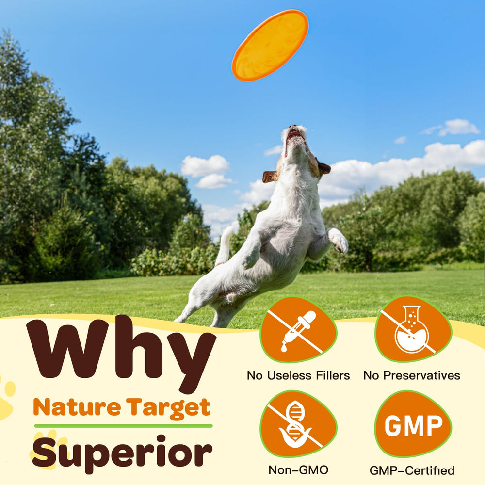 Packaging NATURE TARGET chien, pratique et visible en rayon.