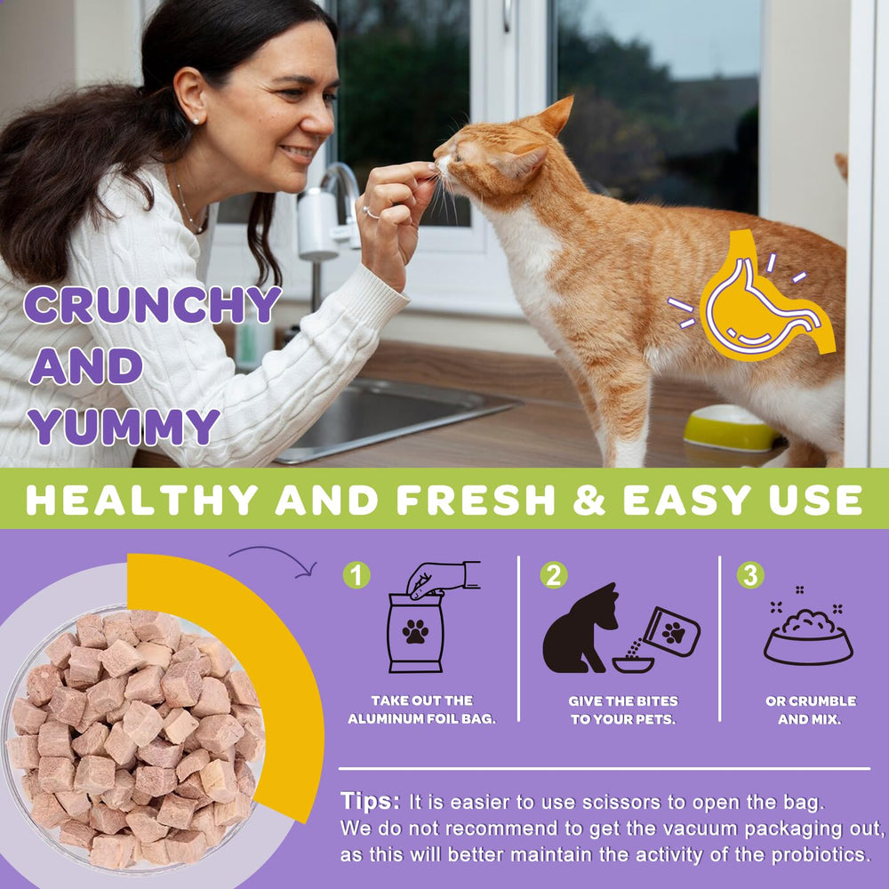 NATURE TARGET Probiotiques pour chiens: zinc et vitamine E pour immunité et vitalité générale.