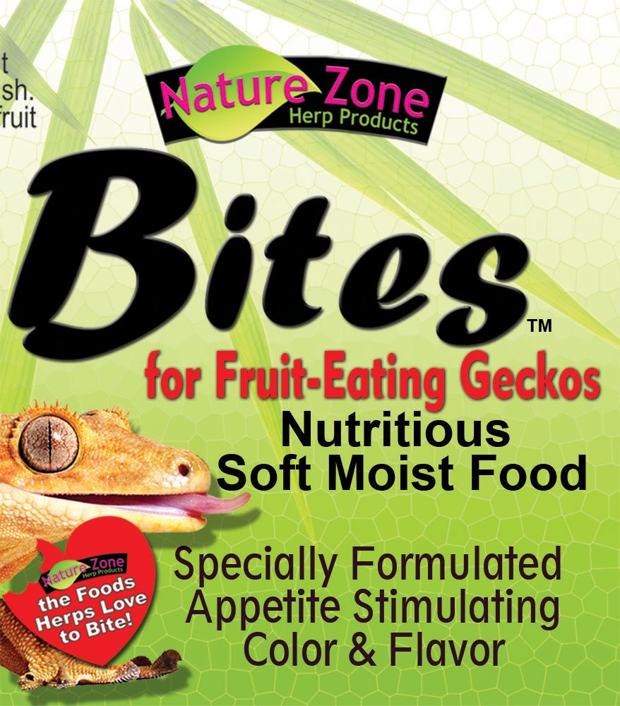 Nature Zone Gecko Bites bouchées-moelleuses faciles à manger pour geckos