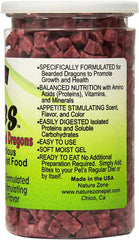 Nature Zone Nutri Bites pour dragon barbu — bouchées moelleuses prêtes à consommer.