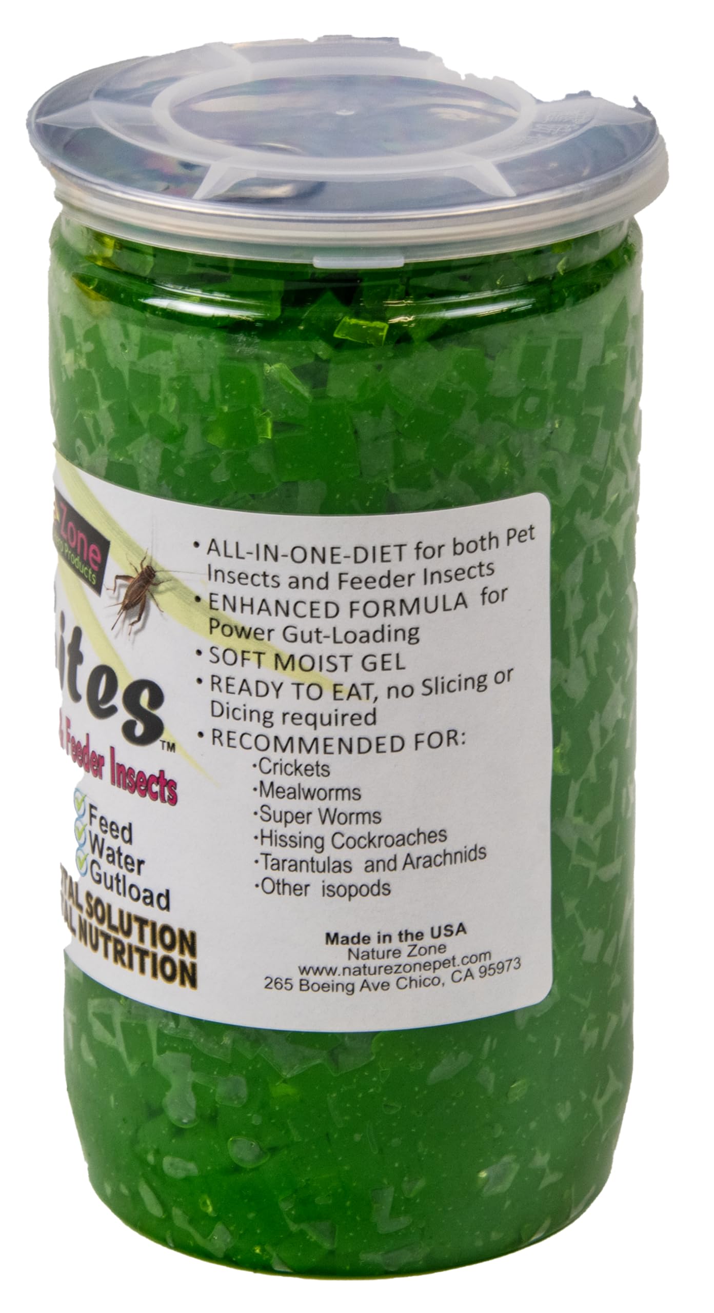 Nature Zone SNZ54511 – spiruline comme ingrédient, apport nutritionnel pour les insectes.