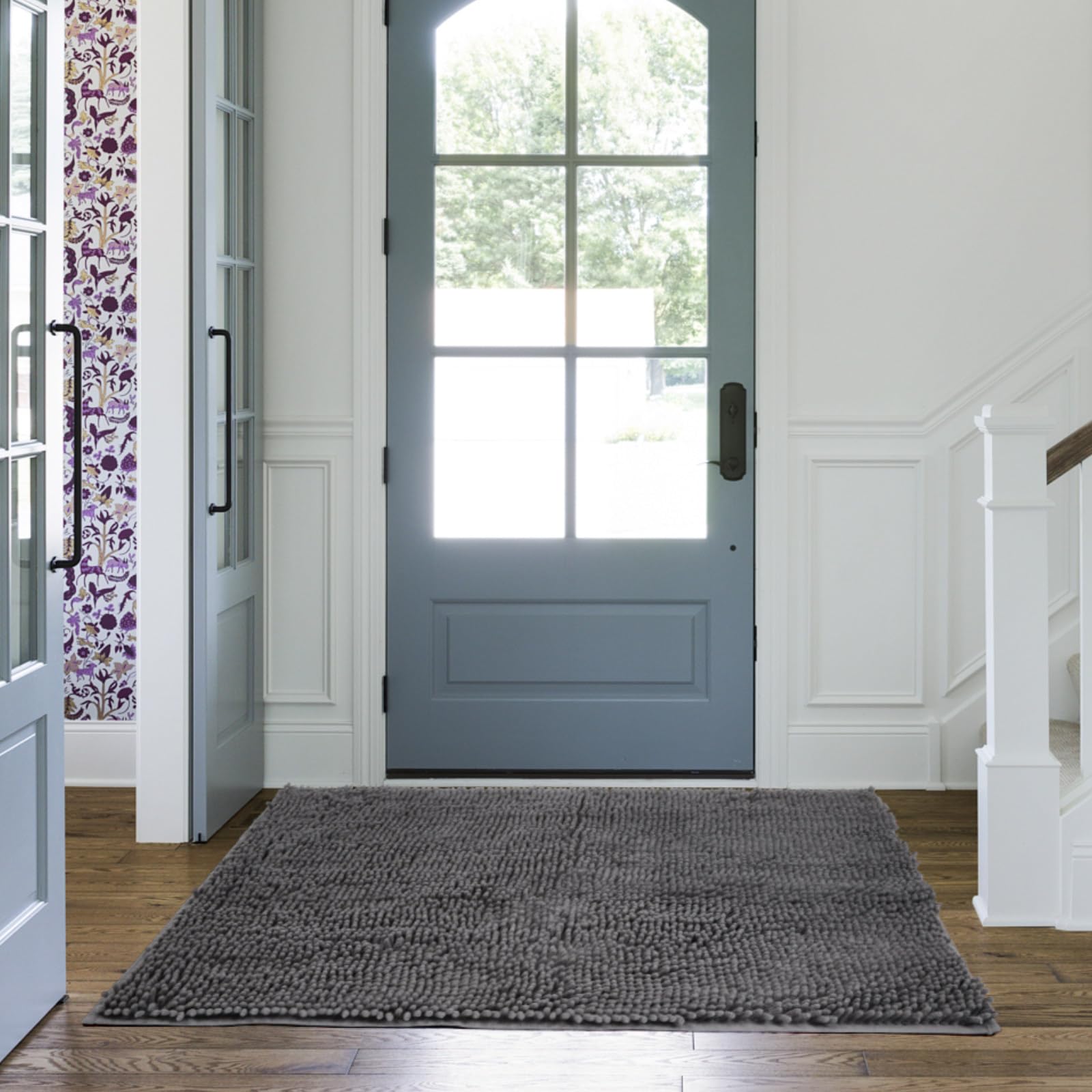 Naturei Chenille absorbante, coutures renforcées: durable dans le temps.