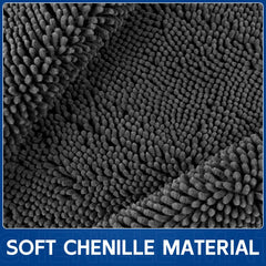 Naturei tapis chenille anti-souillure exterieur retient salissures et boue avant entrance