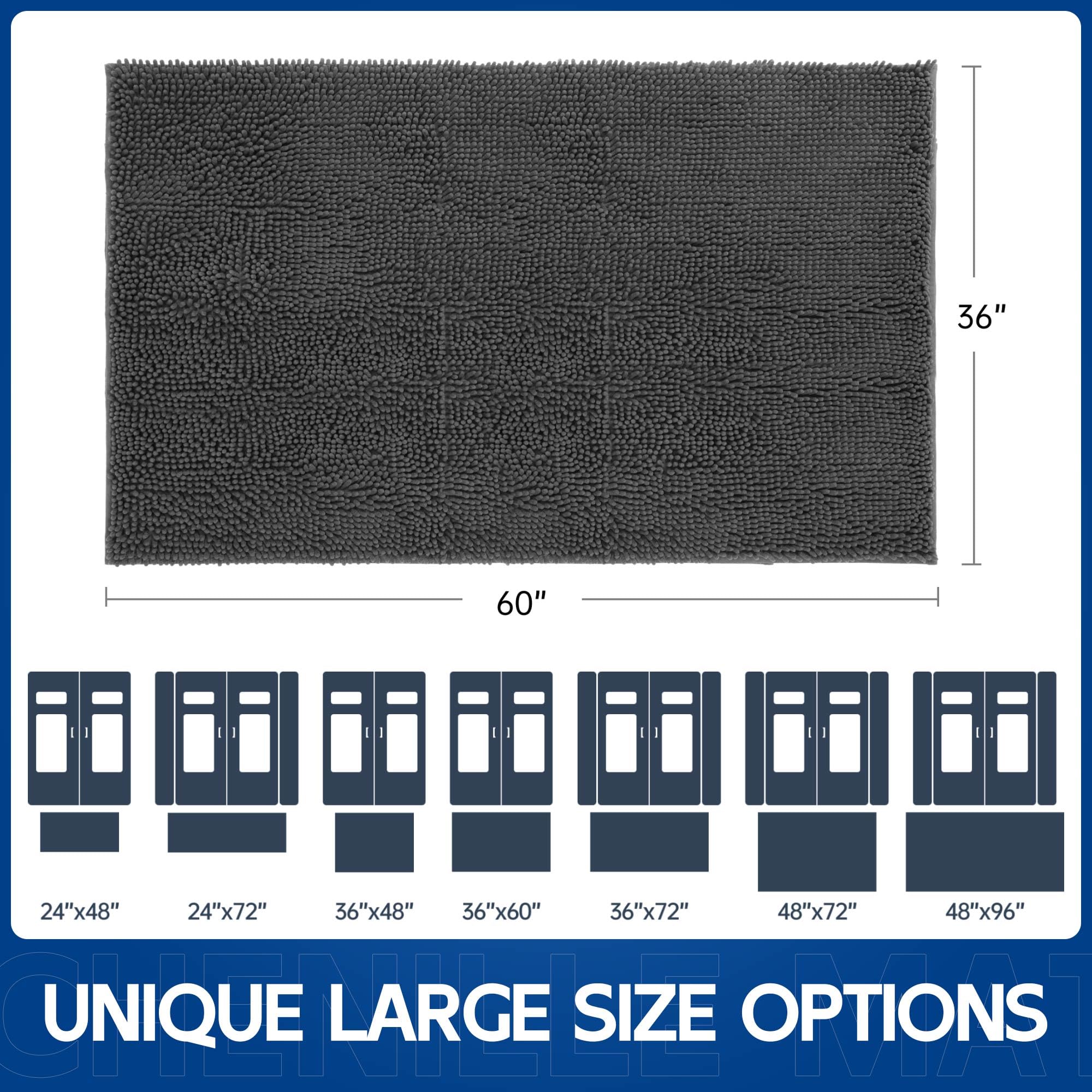 Naturei tapis gris: esthétique neutre qui s'adapte à tout décor.