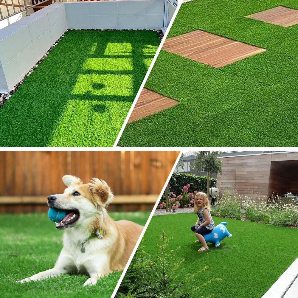 Naturei tapis herbe artificielle durable pour usage intérieur et extérieur.