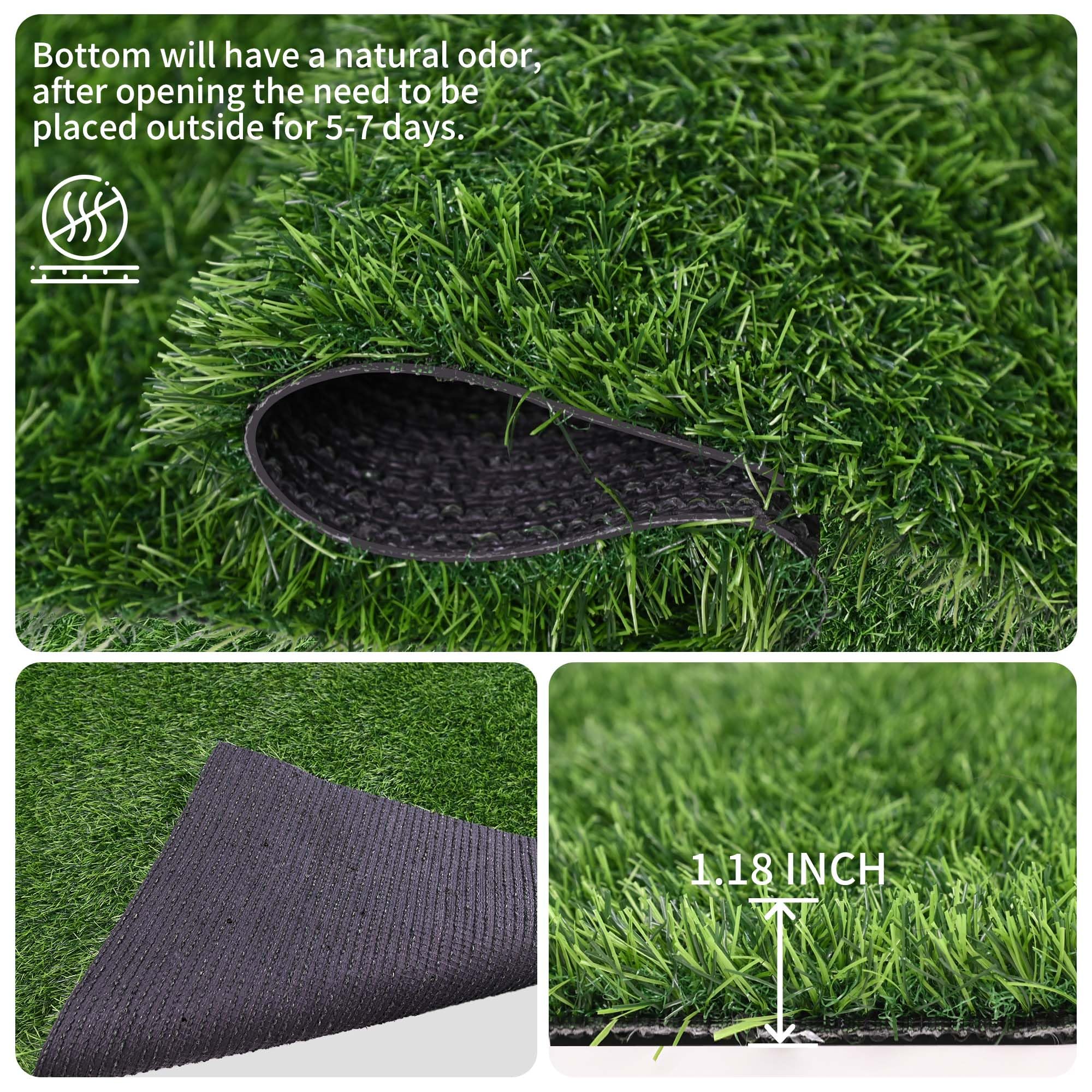 Naturei tapis herbe artificielle nettoyage facile après utilisation.