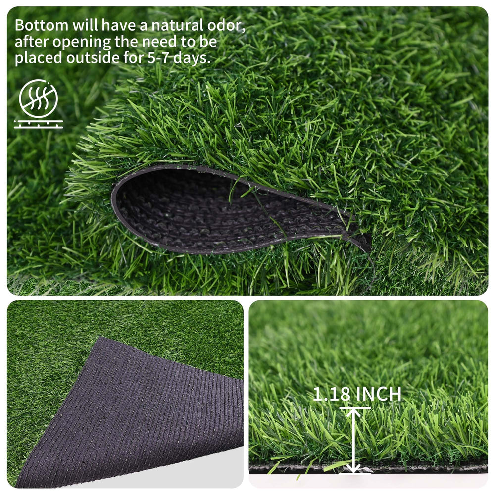 Naturei tapis herbe artificielle nettoyage facile après utilisation.
