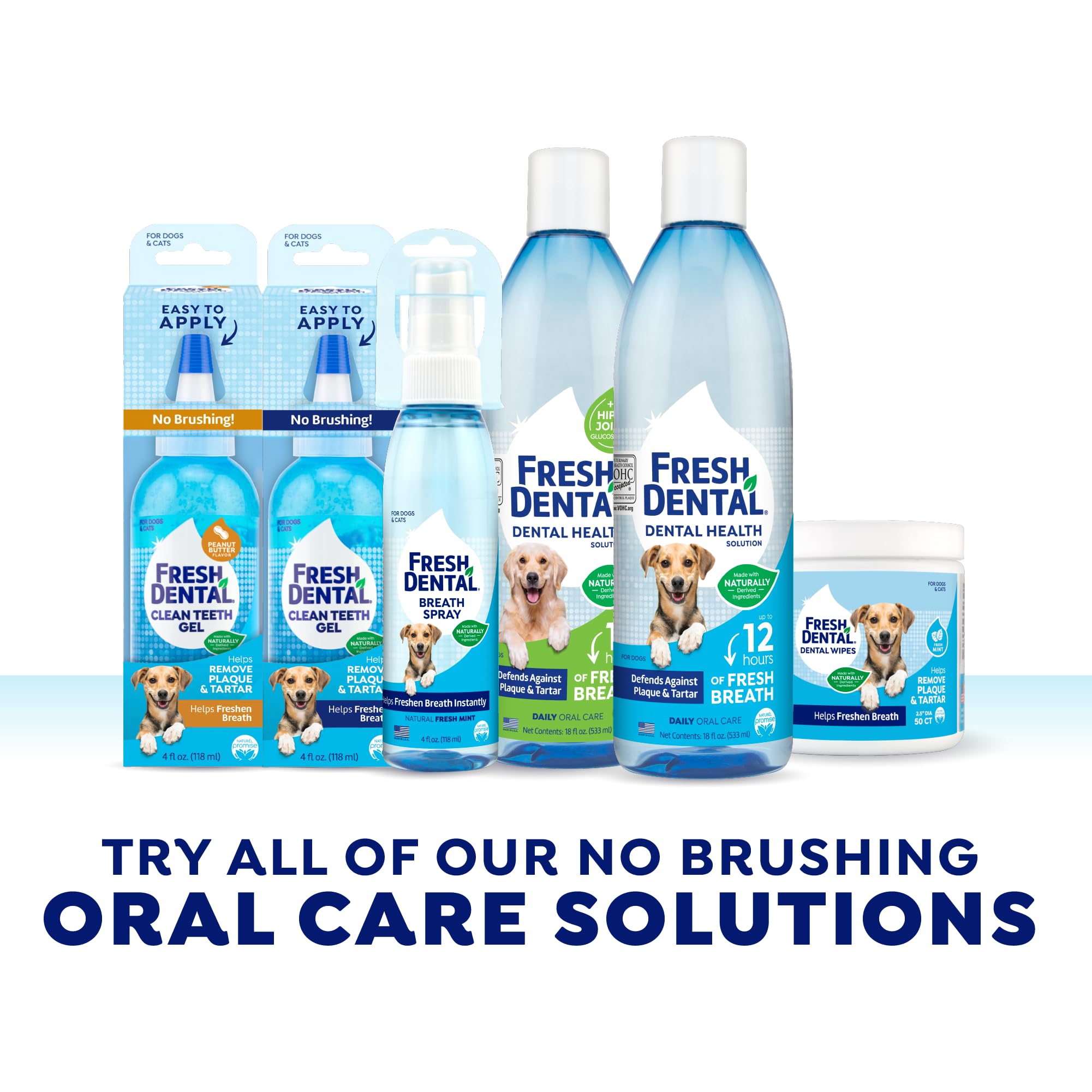 Naturel Promise fabriqué aux États-Unis, dentifrice pour chiens et chats.