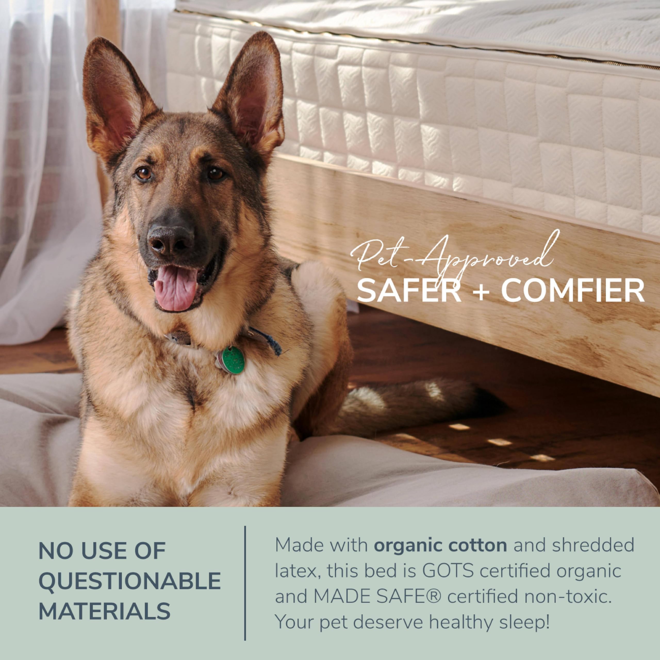 Naturepedic Certifications sans produits chimiques pour un choix sûr.