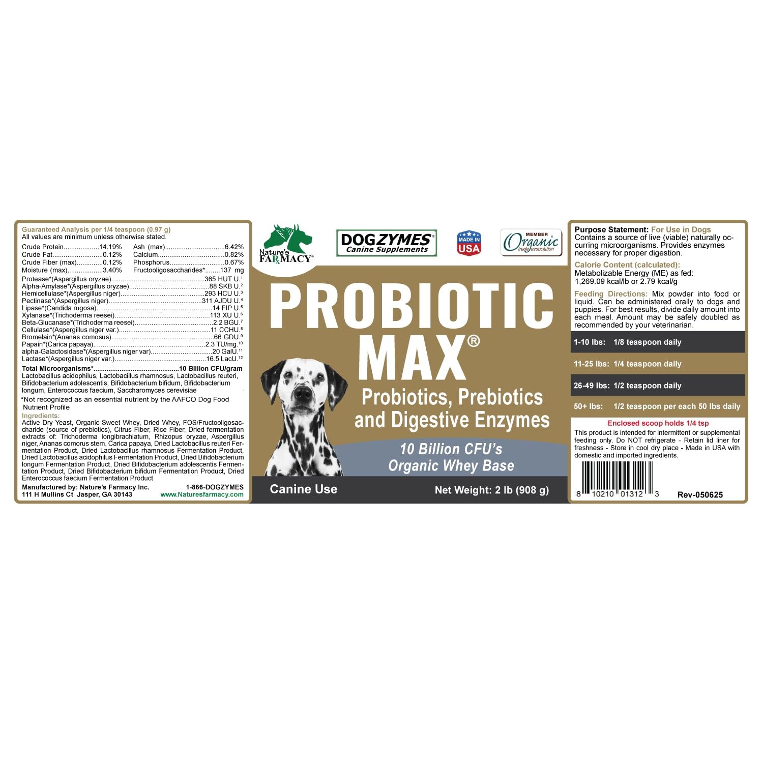 Dogzymes Probiotic Max — soutien potentielle immunitaire et bien‑être