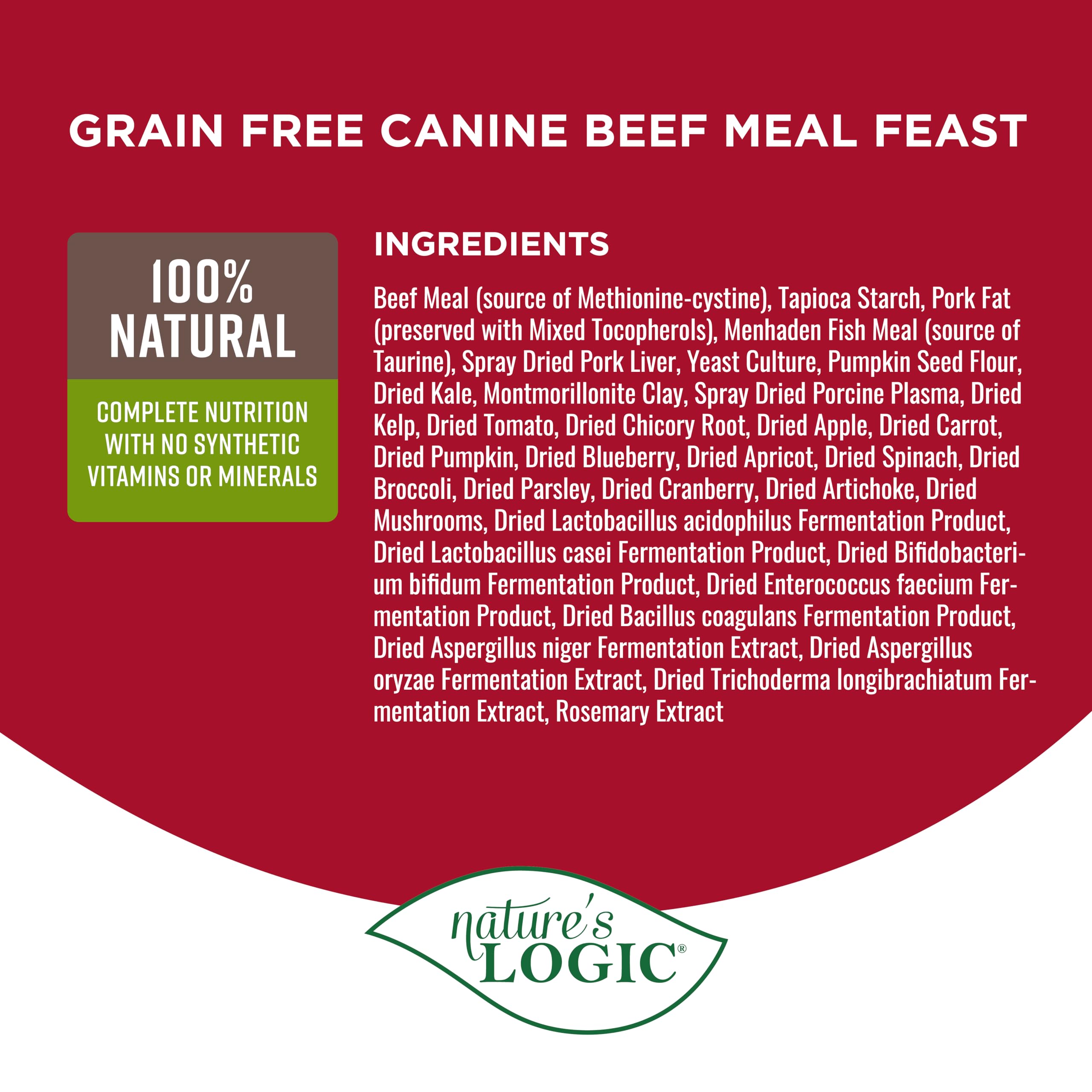 Nature's Logic bol-repas croquettes canins pour l’alimentation quotidienne.