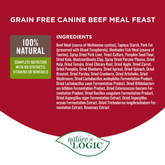 Nature's Logic bol-repas croquettes canins pour l’alimentation quotidienne.