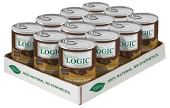 Conserve Nature's Logic au poulet pour chien, texture riche et repas principal appétent.