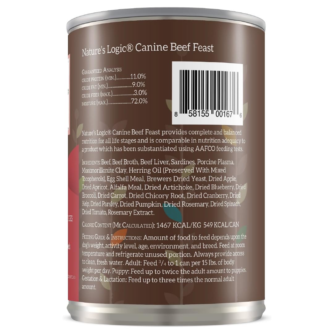 Lot Nature's Logic de 12 boîtes, pratique pour les repas quotidiens.
