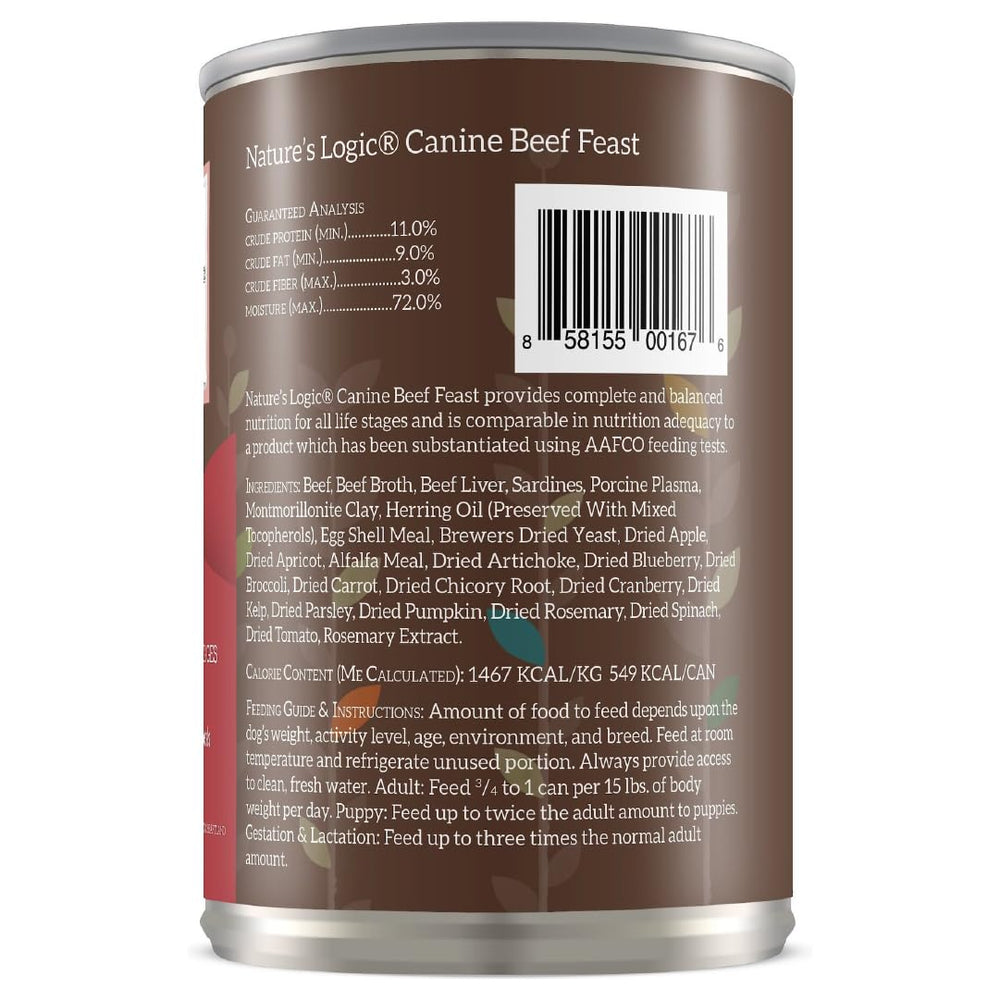 Lot Nature's Logic de 12 boîtes, pratique pour les repas quotidiens.