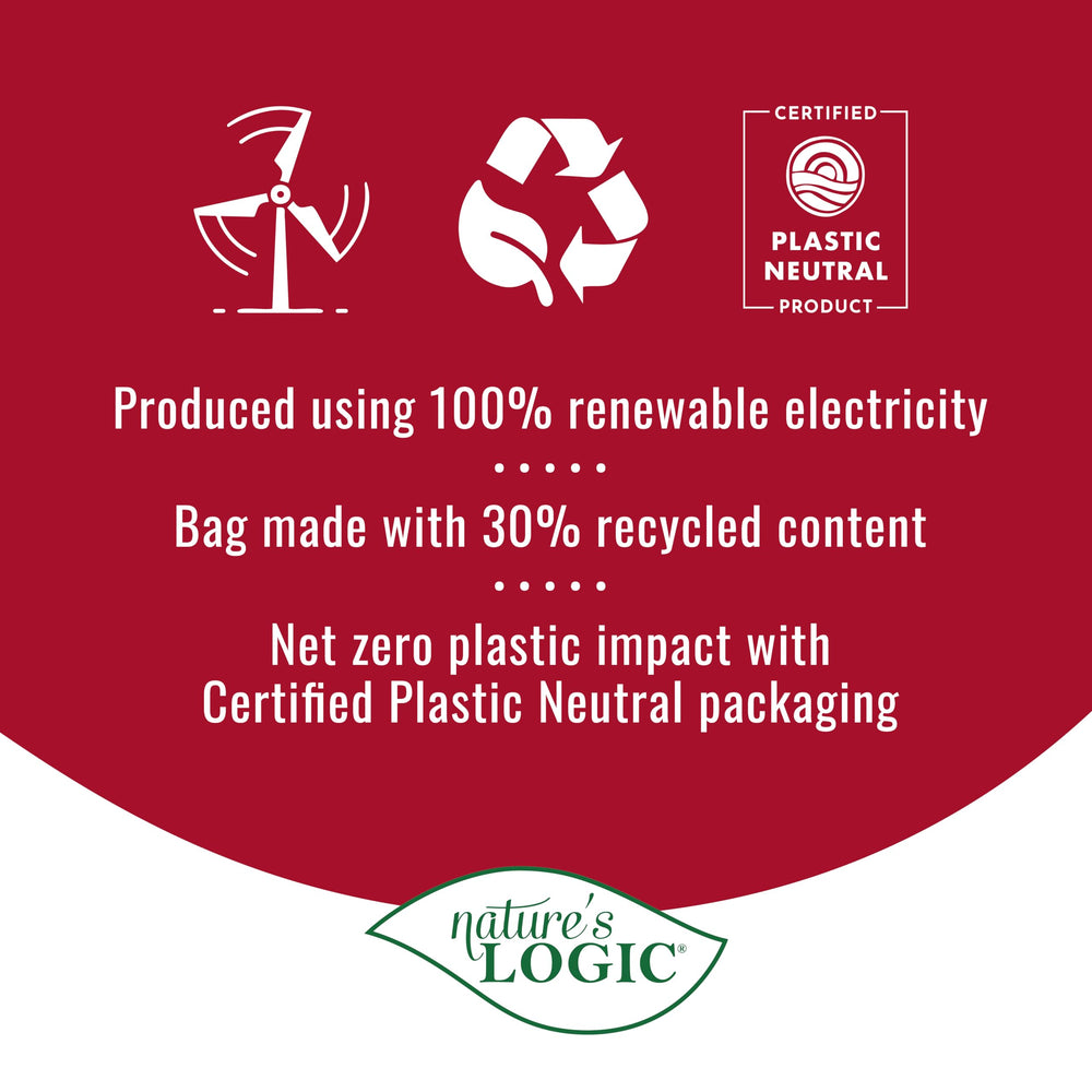Nature's Logic pelage brillant et énergie soutenue grâce à la formule.
